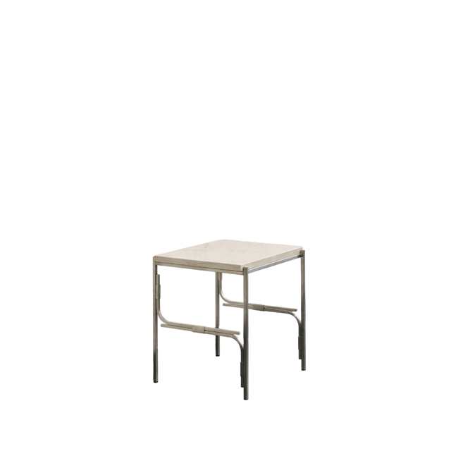 Louise Roe Axis Display Unit 01 Reol Rustfri Stål Ataija Azul Marble