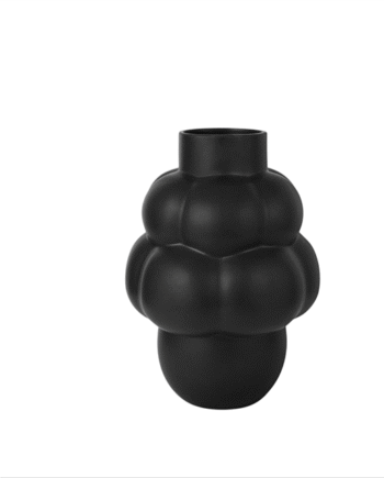 Louise Roe Balloon 04 Vase Grande Ink Black