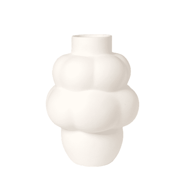 Louise Roe Balloon 04 Vase Grande Raw White
