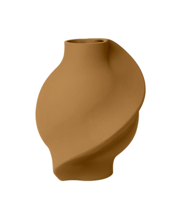 Louise Roe Ceramic Pirout 02 Vase Sanded Ocker