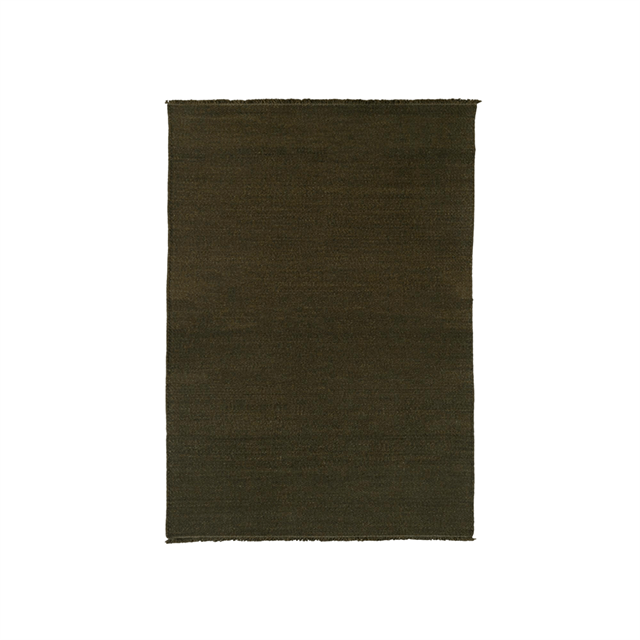 Louise Roe Found 04 Gulvtæppe 240x240 Mosgrøn