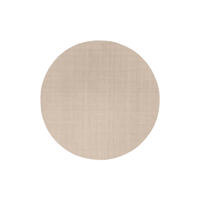 Louise Roe Found 06 Gulvtæppe ø320 Sanded Beige