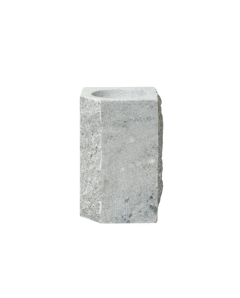 Louise Roe Gallery Object Stone Lysestage Høj Green Viena Marble