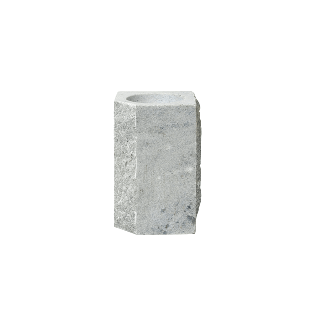 Louise Roe Gallery Object Stone Lysestage Høj Green Viena Marble