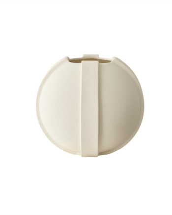 Louise Roe Vinci 01 Vase Raw White
