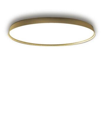 Luceplan Compendium Plate Væg Loftlampe Messing