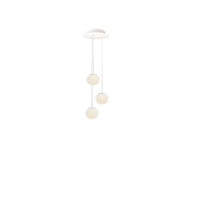 Luceplan Lita Multiple Pendel ø14 Opal