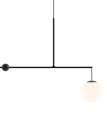 Luceplan Malamata Pendel ø22 Mat Sort