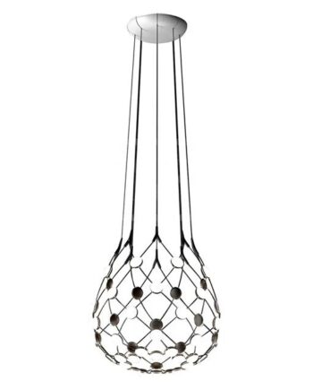 Luceplan Mesh Pendel ø55 Sort   Meter