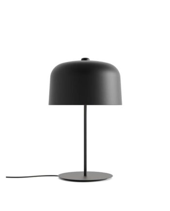 Luceplan Zile Bordlampe ø40 Mat Sort