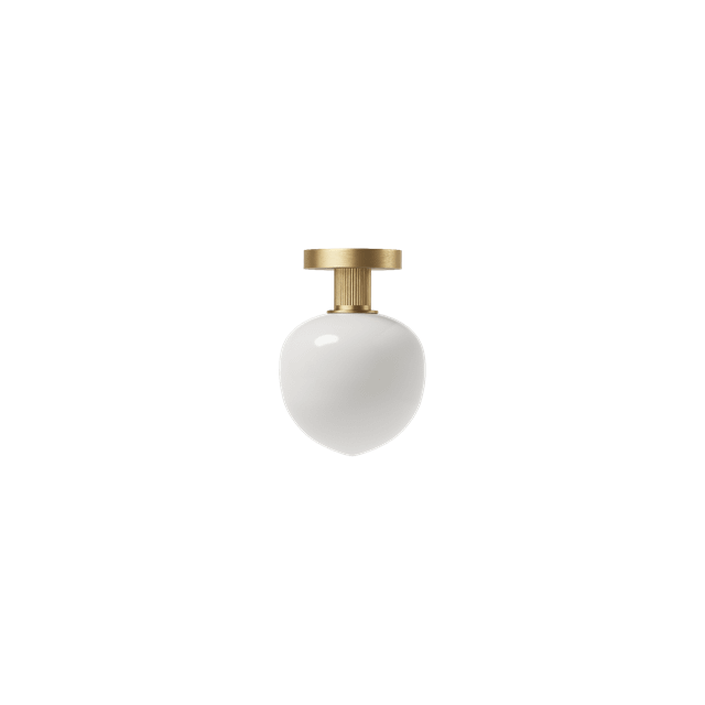 Lyfa Memoir 120 Loftlampe Messing Opal