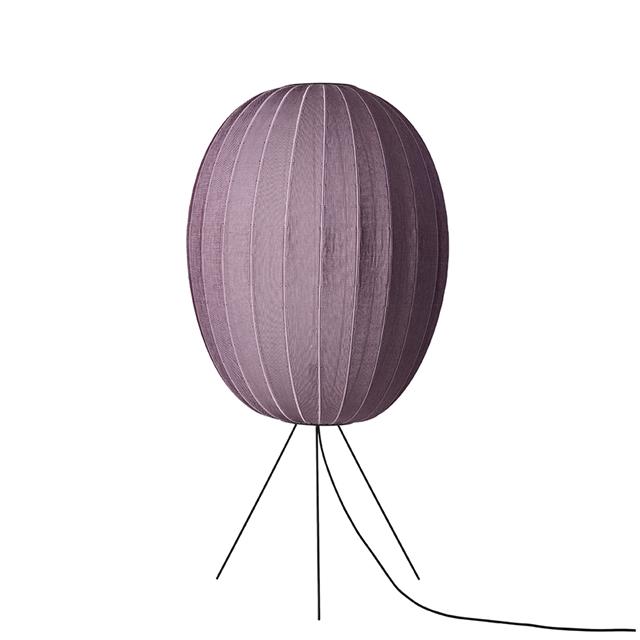 Made By Hand Knit-wit High Oval Gulvlampe ø65 Burgundy