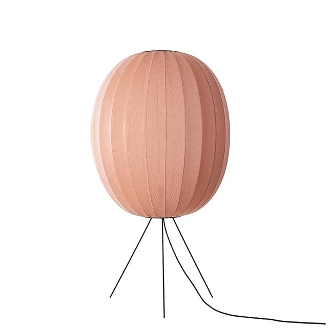 Made By Hand Knit-wit High Oval Gulvlampe ø65 Coral