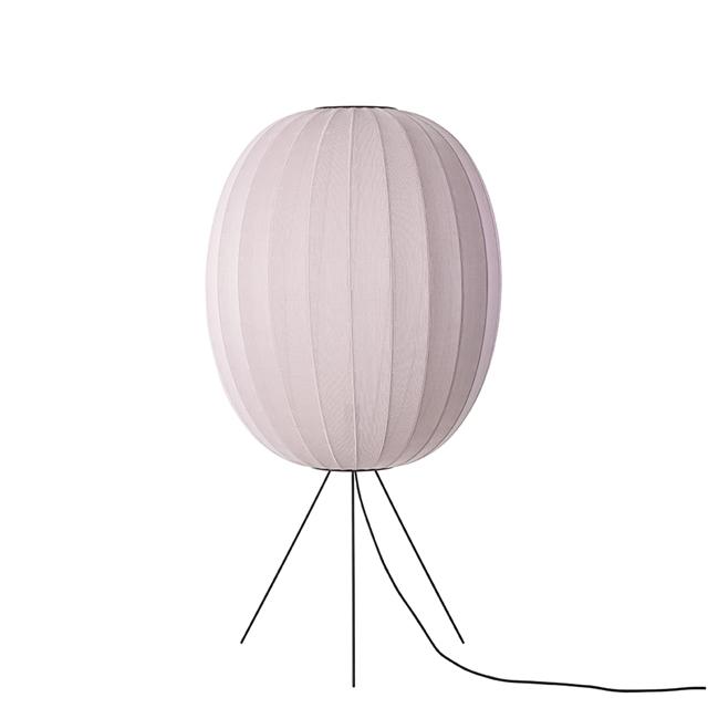 Made By Hand Knit-wit High Oval Gulvlampe ø65 Lysepink