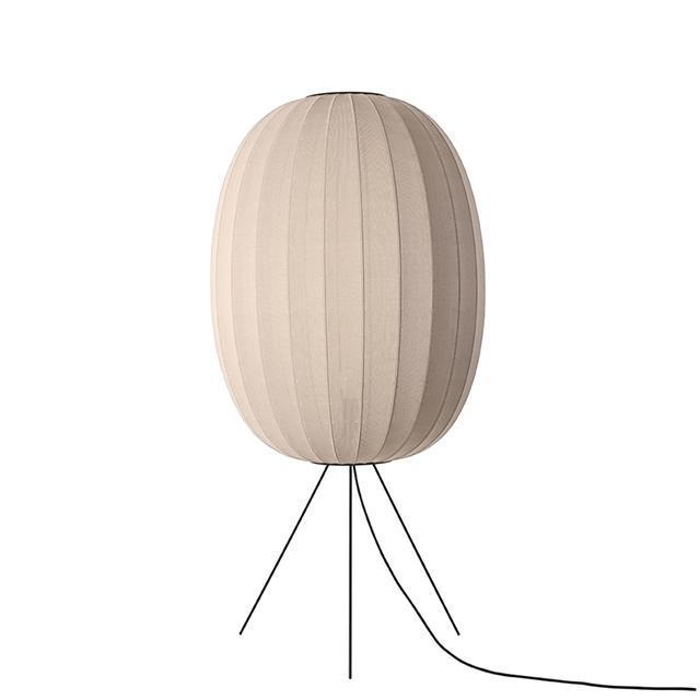 Made By Hand Knit-wit High Oval Gulvlampe ø65 Sand Stone