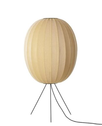 Made By Hand Knit-wit High Oval Gulvlampe ø65 Sunrise