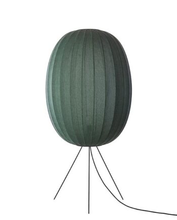 Made By Hand Knit-wit High Oval Gulvlampe ø65 Tweed Green