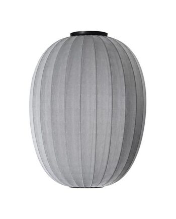 Made By Hand Knit-wit High Oval Loftlampe ø65 Sølv