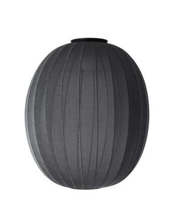 Made By Hand Knit-wit High Oval Loftlampe ø65 Sort