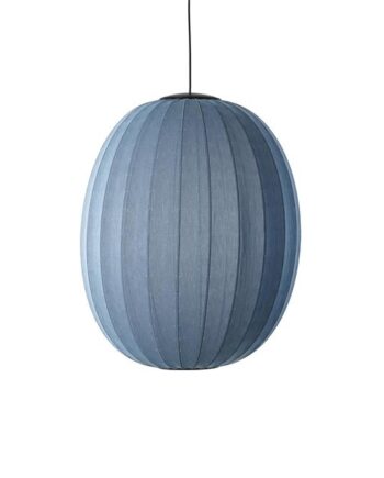 Made By Hand Knit-wit High Oval Pendel ø65 Blue Stone Led