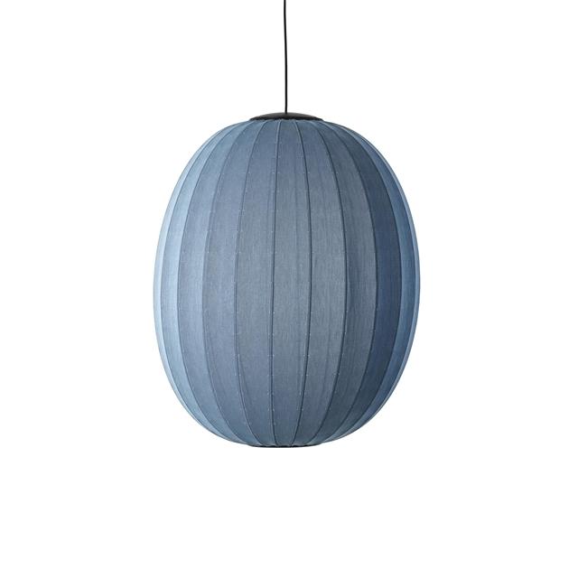 Made By Hand Knit-wit High Oval Pendel ø65 Blue Stone Led