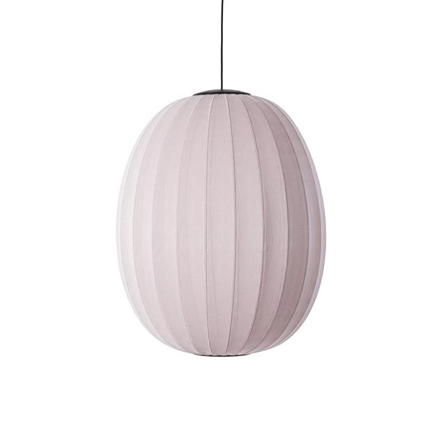 Made By Hand Knit-wit High Oval Pendel ø65 Lysepink Led