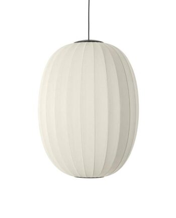 Made By Hand Knit-wit High Oval Pendel ø65 Pearl White Led
