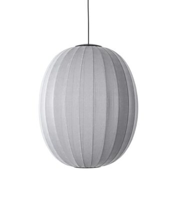 Made By Hand Knit-wit High Oval Pendel ø65 Sølv Led