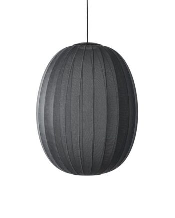 Made By Hand Knit-wit High Oval Pendel ø65 Sort Led