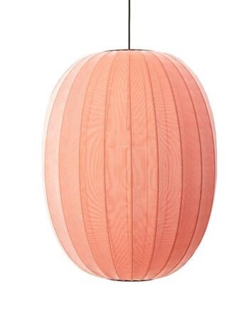 Made By Hand Knit-wit Oval Pendel Coral ø65
