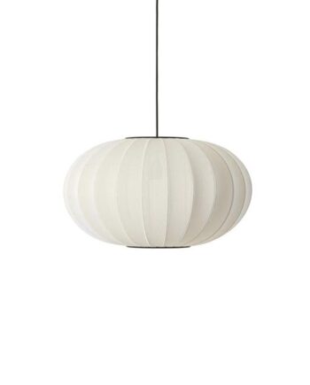 Made By Hand Knit-wit Oval Pendel Pearl White ø57