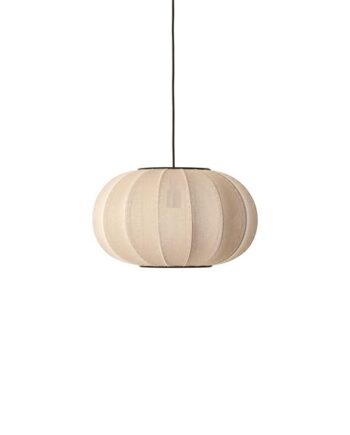Made By Hand Knit-wit Oval Pendel Sand Stone ø45