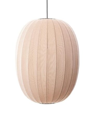 Made By Hand Knit-wit Oval Pendel Sand Stone ø65