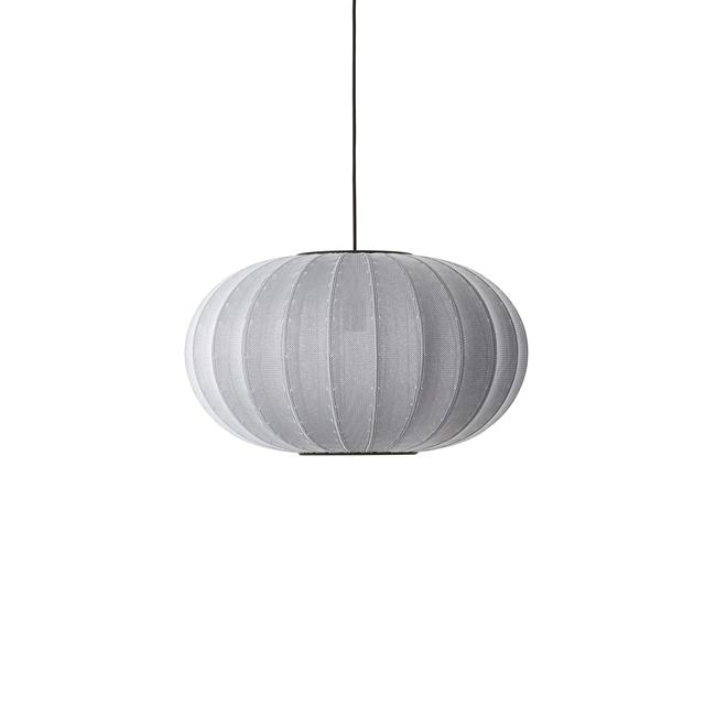 Made By Hand Knit-wit Oval Pendel Silver ø57