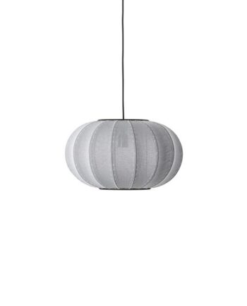 Made By Hand Knit-wit Oval Pendel Silver ø45