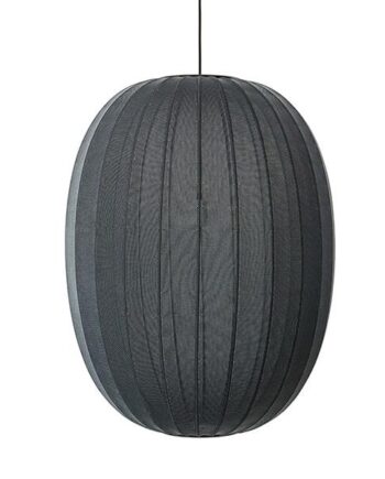 Made By Hand Knit-wit Oval Pendel Sort ø65