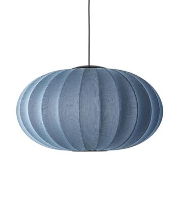 Made By Hand Knit-wit Oval Pendel ø76 Blue Stone Led