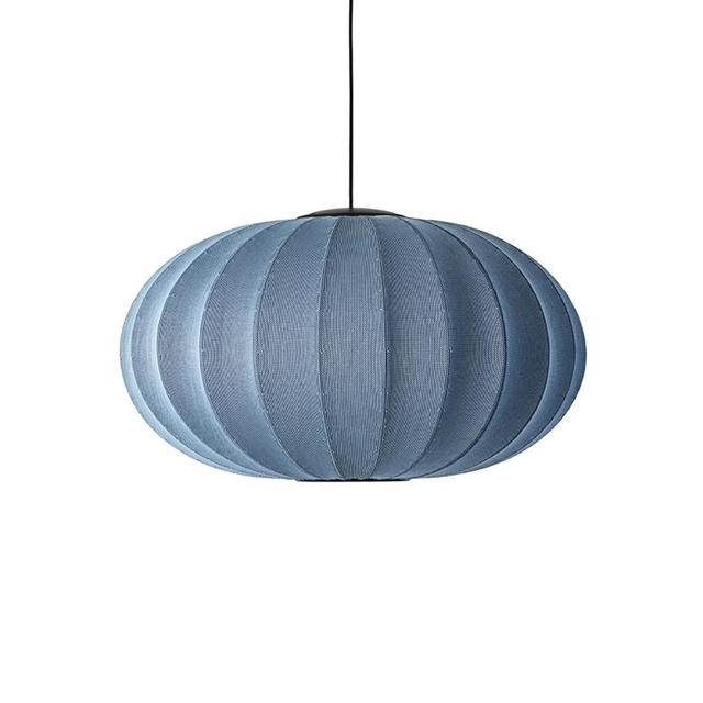 Made By Hand Knit-wit Oval Pendel ø76 Blue Stone Led