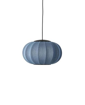 Made By Hand Knit-wit Oval Pendel ø45 Blue Stone Led