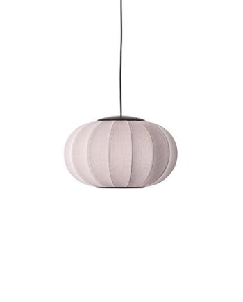 Made By Hand Knit-wit Oval Pendel ø45 Lysepink Led