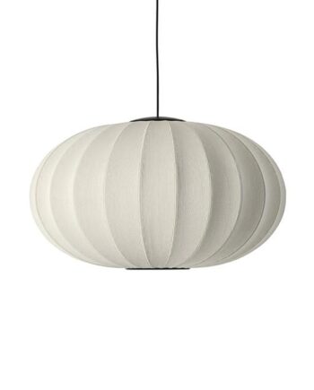 Made By Hand Knit-wit Oval Pendel ø76 Pearl White Led
