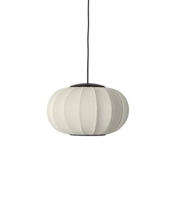 Made By Hand Knit-wit Oval Pendel ø45 Pearl White Led