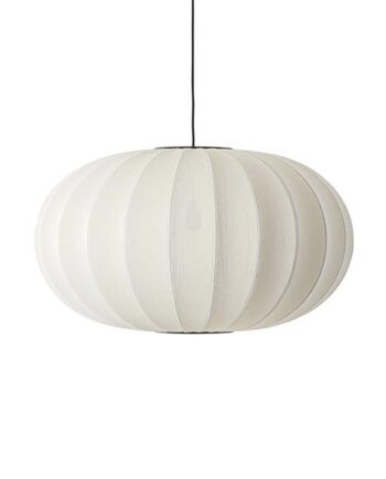 Made By Hand Knit-wit Oval Pendel ø76 Pendel Pearl White