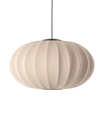 Made By Hand Knit-wit Oval Pendel ø76 Sand Stone Led