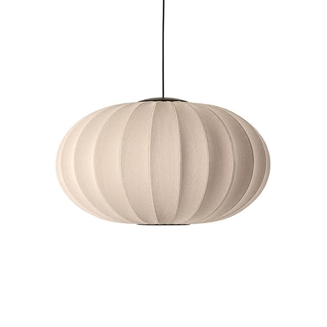 Made By Hand Knit-wit Oval Pendel ø76 Sand Stone Led
