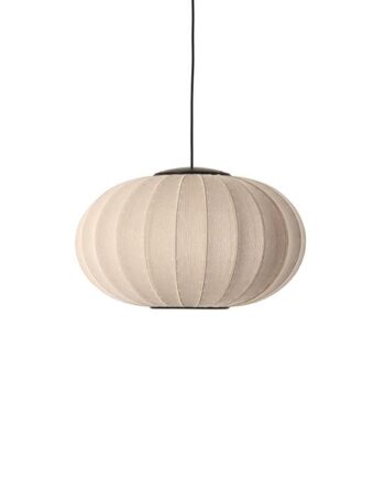 Made By Hand Knit-wit Oval Pendel ø57 Sand Stone Led
