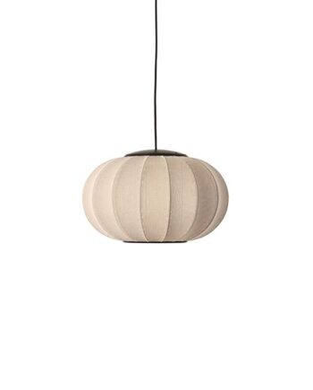 Made By Hand Knit-wit Oval Pendel ø45 Sandstone Led