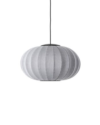 Made By Hand Knit-wit Oval Pendel ø57 Sølv Led