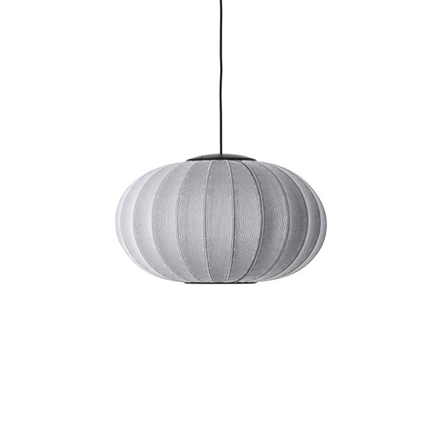 Made By Hand Knit-wit Oval Pendel ø57 Sølv Led