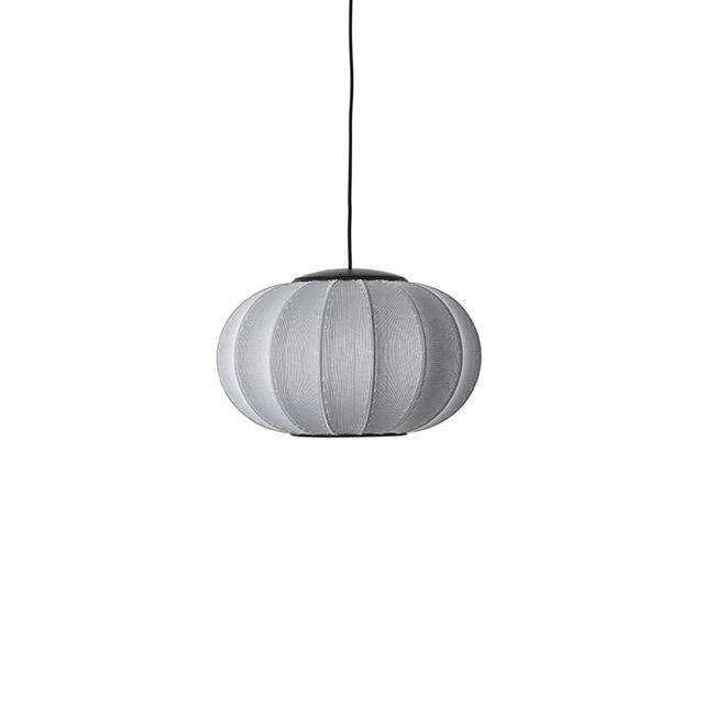 Made By Hand Knit-wit Oval Pendel ø45 Sølv Led